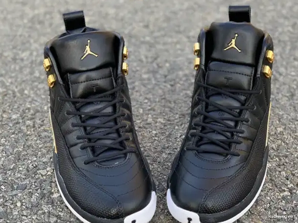Rep MAX Air Gold-White Metallic AO6068-007 12 Jordan Black 'Reptile' Retro 0328
